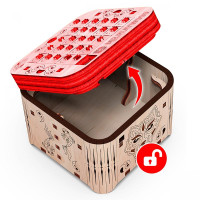 Конструктор Mr.Playwood Скринька Таємниця Тигра механічний дерев'яний 10606 Конструктор Mr.Playwood Скринька Таємниця Тигра механічний дерев'яний 10606