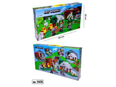 Конструктор блоковий My World пластиковий 11476A