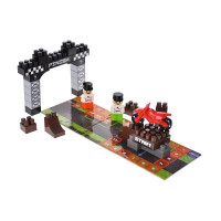 Конструктор qbee "Block&Steps: Мототрек" 40 деталей блочний QB300-103
