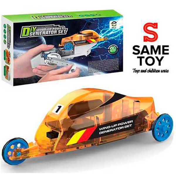 Робот-конструктор Same Toy Авто на динамо-машині DIY006UT