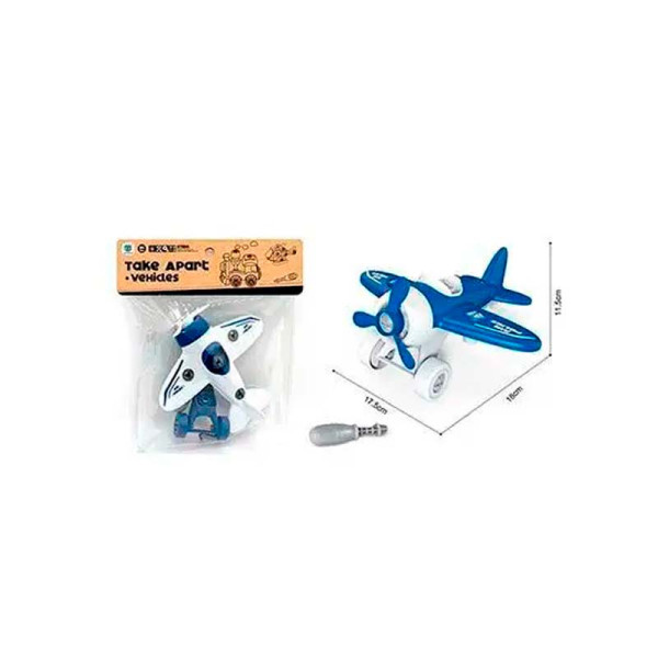 Конструктор з викруткою літак YC426-F/C/J_Blue-White Конструктор з викруткою літак YC426-F/C/J_Blue-White
