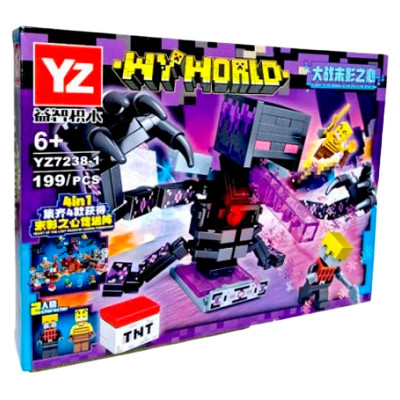 Конструктор My World блоковий пластиковий YZ7238_series1