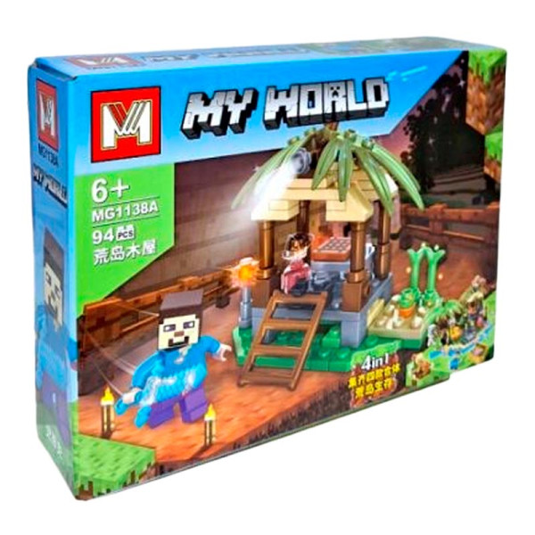 Конструктор My World блоковий пластиковий MG1138_seriesA