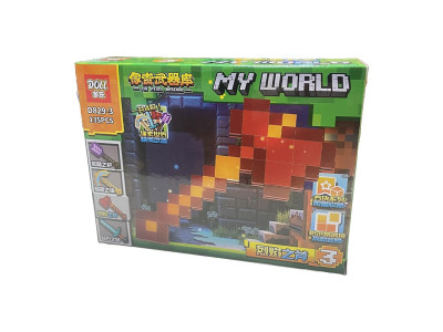 Конструктор блоковий My World пластиковий D829_series3
