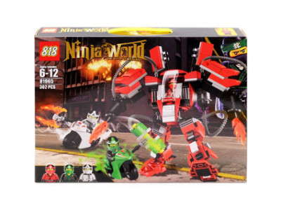 Конструктор NINJA-WORLD 302 деталі 81965