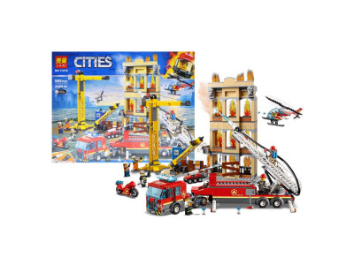 Конструктор "CITIES" "Центральна пожежна станція" 985дет. 11216 Конструктор "CITIES" "Центральна пожежна станція" 985дет. 11216