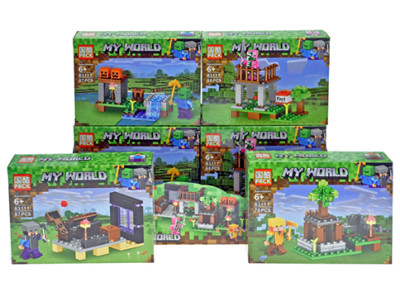 Конструктор "MINECRAFT" у блоці 8шт 63111