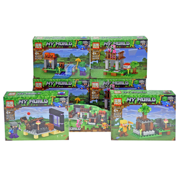 Конструктор "MINECRAFT" у блоці 8шт 63111