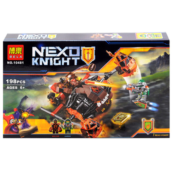 Конструктор NEXO "Лавинний руйнівник Молтора" 10481 Конструктор NEXO "Лавинний руйнівник Молтора" 10481