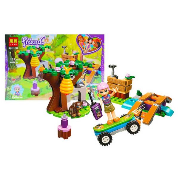 Конструктор LARI Friends "Пригоди Мії в лісі" 137 елементів 11196 Конструктор LARI Friends "Пригоди Мії в лісі" 137 елементів 11196