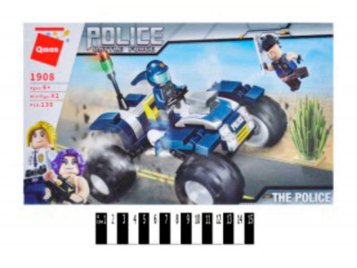 Конструктор "Brick" "Police" в разобр.кор.30*175*5см 1908