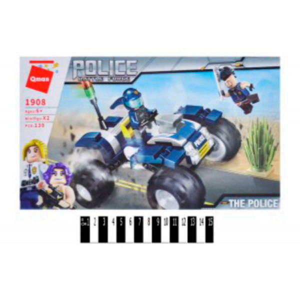 Конструктор "Brick" "Police" в разобр.кор.30*175*5см 1908