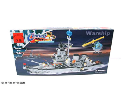 Конструктор Brick Військовий корабель 970 деталей 112
