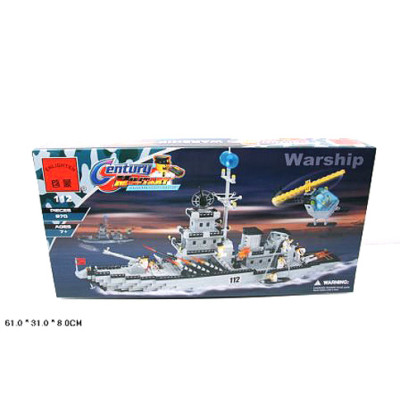 Конструктор Brick Військовий корабель 970 деталей 112