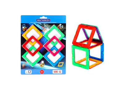3D магнітний конструктор МАГНІКОН 6 дет. MK-6 3D магнітний конструктор МАГНІКОН 6 дет. MK-6