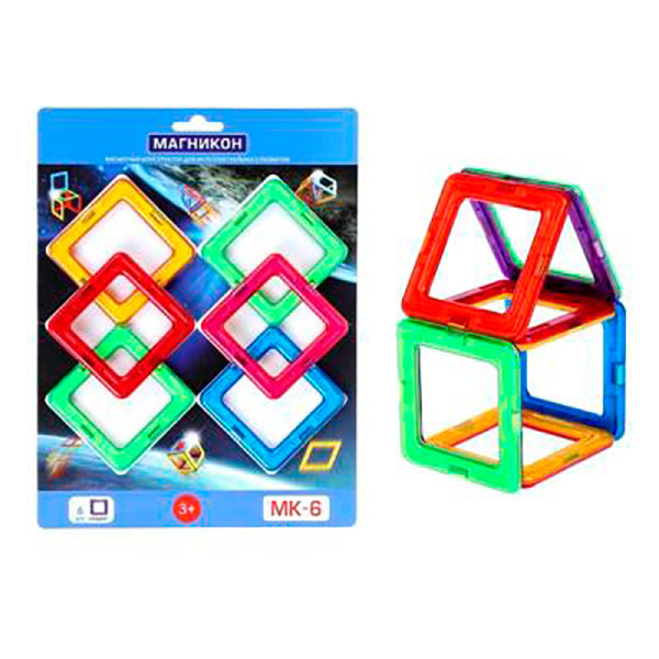 3D магнітний конструктор МАГНІКОН 6 дет. MK-6 3D магнітний конструктор МАГНІКОН 6 дет. MK-6
