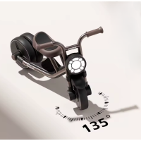 Триколісний велосипед Kidy Go HQ66-2 black Триколісний велосипед Kidy Go HQ66-2 black