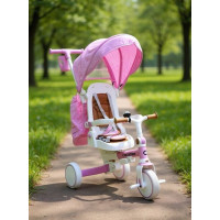 Біговел Tri-cycle 6in1 Milano 002 pink, Розовый