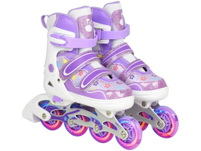 Ролики Inline T-REX M (34-37) puple, 1 кор. (6 пар)