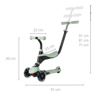 Самокат 3in1 Sema Evo Jade Green