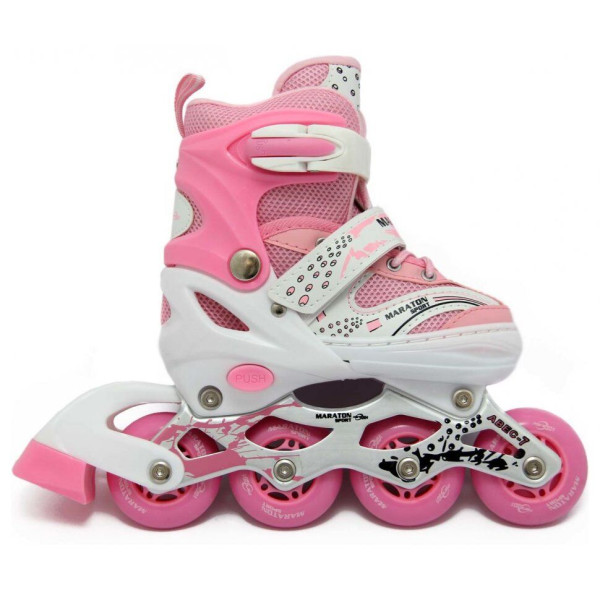 Ролики Maraton Oscar S(30-33) pink, Розовые