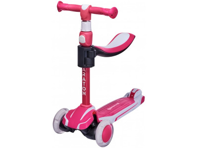 Самокат-Товкар Maraton Flex G , Бело-розовый Самокат-Товкар Maraton Flex G , Бело-розовый