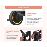 Біговел Tri-cycle 4in1 PA66 red, Красный