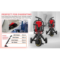 Біговел Tri-cycle 4in1 PA66 red, Красный