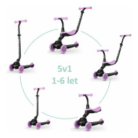 Самокат 3in1 Sema Evo Violet Самокат 3in1 Sema Evo Violet