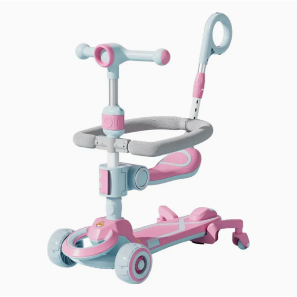 Самокат CITY LINE 4in1 Baby Care 388, Оранжевый Самокат CITY LINE 4in1 Baby Care 388, Оранжевый