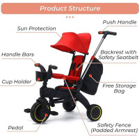 Біговел Tri-cycle 4in1 PA66 green, Зеленый