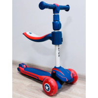 Самокат-Товкар Maraton Flex red-blue, 1 шт