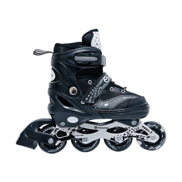 Ролики Maraton Oscar M(34-37) black, 1 кор. (6 пар) black