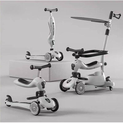 Дитячий самокат Maraton 3in1 K619 grey, Grey