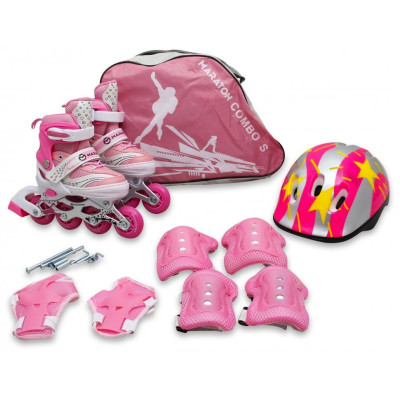Набір Maraton Combo S (30-33) pink, 1 кор. (6 пар) Розовые