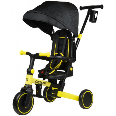 Біговел Tri-cycle 6in1 Milano 002 yellow, Желтый Біговел Tri-cycle 6in1 Milano 002 yellow, Желтый