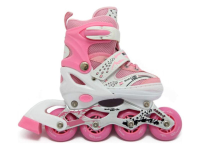 Ролики Maraton Oscar M(34-37) pink, 1 кор. (6 пар) Розовый Ролики Maraton Oscar M(34-37) pink, 1 кор. (6 пар) Розовый