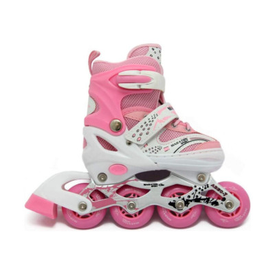 Ролики Maraton Oscar M(34-37) pink, 1 кор. (6 пар) Розовый