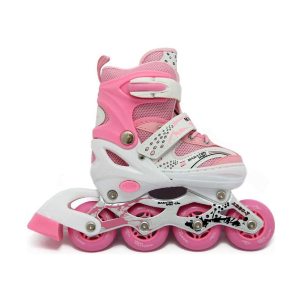Ролики Maraton Oscar M(34-37) pink, 1 кор. (6 пар) Розовый Ролики Maraton Oscar M(34-37) pink, 1 кор. (6 пар) Розовый