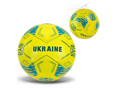 Мяч футбольний Ukraine PVC 5 розмір FU2581 Мяч футбольний Ukraine PVC 5 розмір FU2581