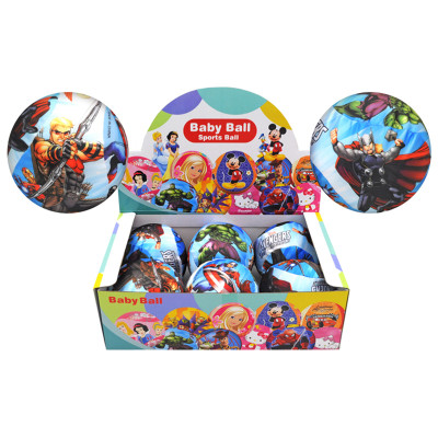 М'яч гумовий обтягнутий тканиною "Супергерой" V05014 М'яч гумовий обтягнутий тканиною "Супергерой" V05014