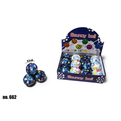 М'ячик Moon ball print Космос 6.3 см. 662