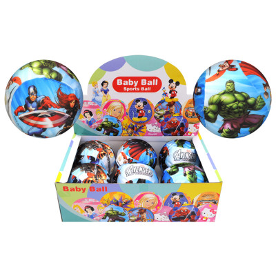 М'яч гумовий обтягнутий тканиною "Супергерой" V06015 М'яч гумовий обтягнутий тканиною "Супергерой" V06015