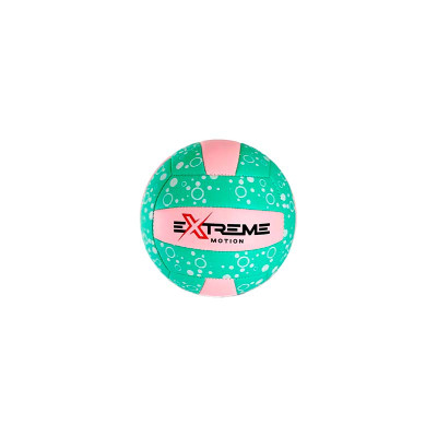М'яч волейбольний Extreme motion PVC 260 грамiв сiтка+голка в комплекті 2 в VB41449_Green-Pink М'яч волейбольний Extreme motion PVC 260 грамiв сiтка+голка в комплекті 2 в VB41449_Green-Pink