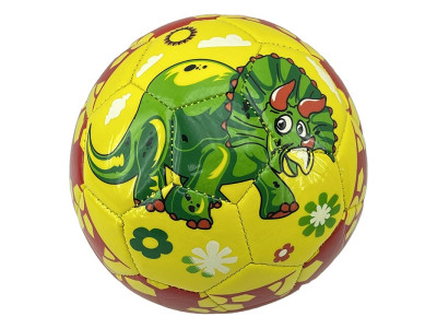 М'яч футбольний Динозаври 2 дитячий розмір 2000996114512_Red-Yellow
