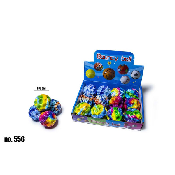 М'ячик Moon ball print Фарби 6.3 см. 556 М'ячик Moon ball print Фарби 6.3 см. 556