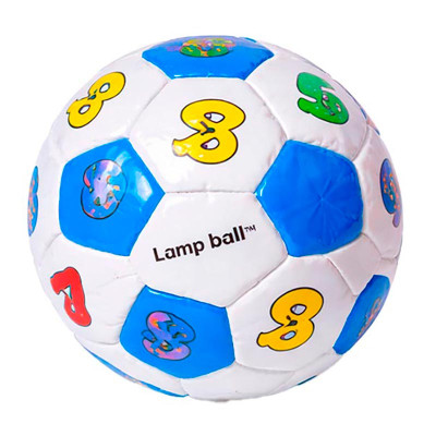 Мяч футбольний дитячий зі світлом "2 2031_White