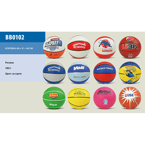М'яч баскетбольний BB0102 М'яч баскетбольний BB0102