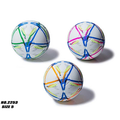Футбольний мяч LEKOU 2253 SIZE:5 Термополіуретан