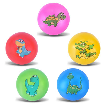 М'яч гумовий 9'' 60 грамів з малюнком Динозавра RB24374 М'яч гумовий 9'' 60 грамів з малюнком Динозавра RB24374